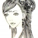 Pokúsenie sa nakresliť čínske dievča, je horzné povedzme na rovinu, Saky naučíš ma kresliť chinese girl!