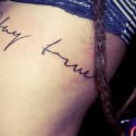 Stay true.