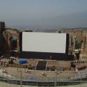Festival filmov... tiez na sicilii v meste na skalach