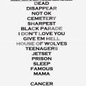 Playlist MCR