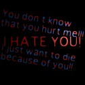 I hate you!...vybijala som nervy jak salena