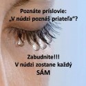 Bohužiaľ prawda 