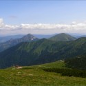 z Veľkého Kriváňa - Rozsutce, Grúň, Hromové a CHleb