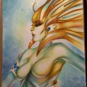 Moja posledná kresba. Naga Siren