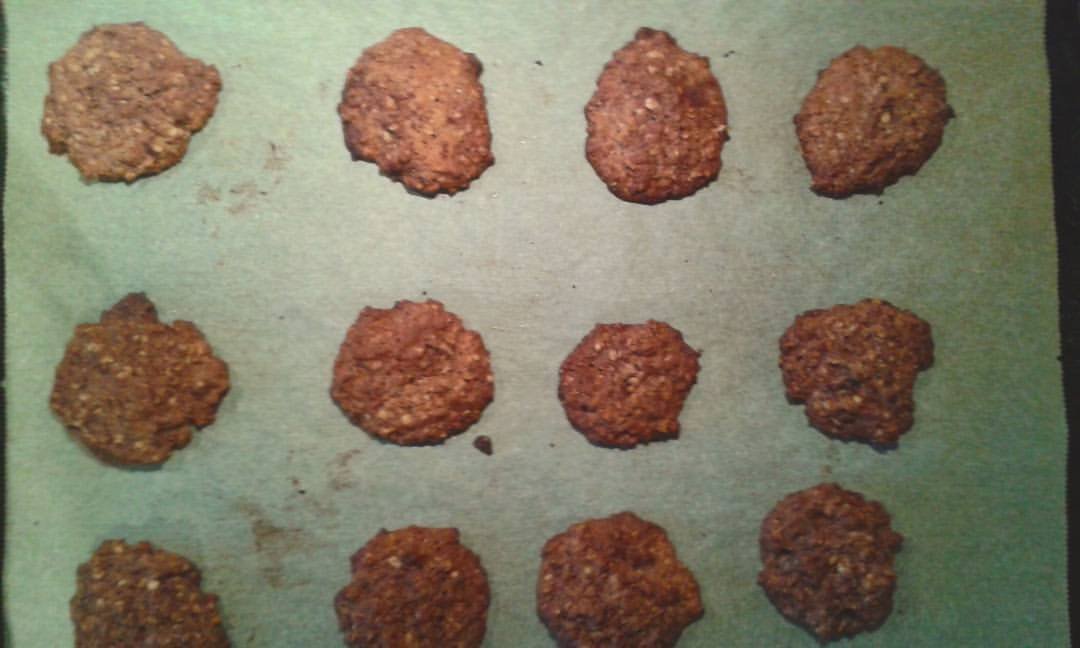 rozmazane cookies z ovsenych vlociek.