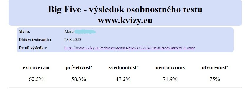 tak nejako som tušila, že som kreatívny a zvedavý neurotik :D