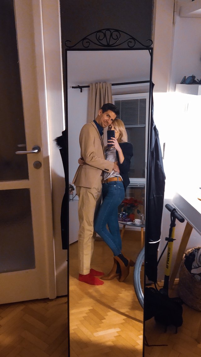 Tak aj tu sa pochválim, že mám pekného frajera