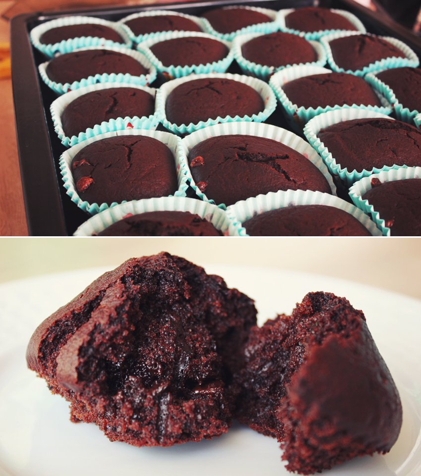 moje prve muffiny, dokazala som tooo! a chutia super .)