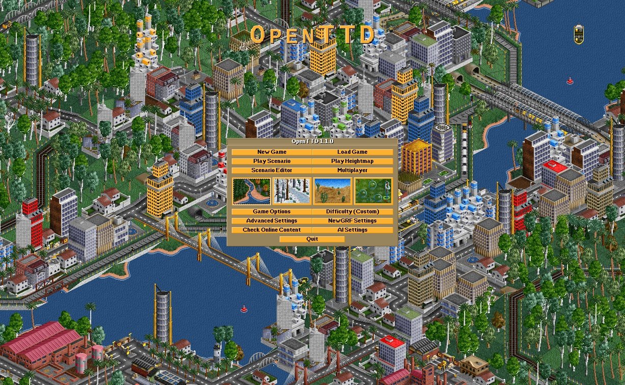 OpenTTD - Transport Tycoon Deluxe clone