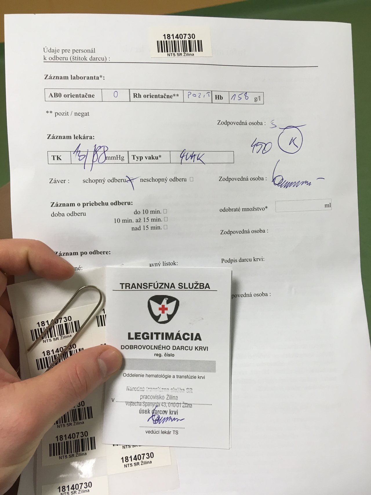 Večer bude treba doplniť krvinky vinčom :)