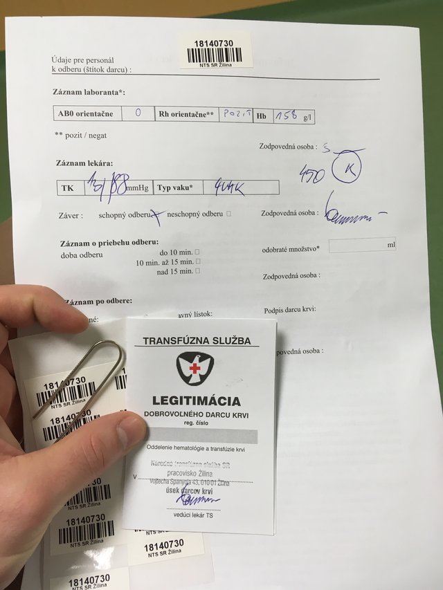 Večer bude treba doplniť krvinky vinčom :)