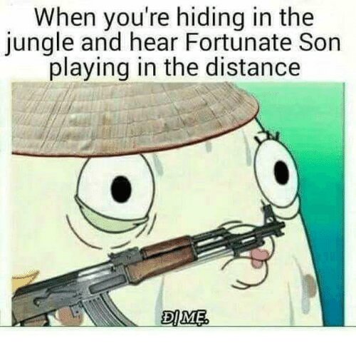 *CCR Fortunate Son* When the Pho restaurant gets your order wrong