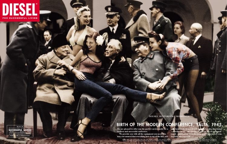 Yalta conference, february 1945 behind the scenes (colorised)