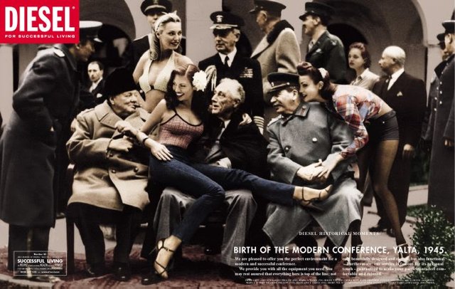 Yalta conference, february 1945 behind the scenes (colorised)