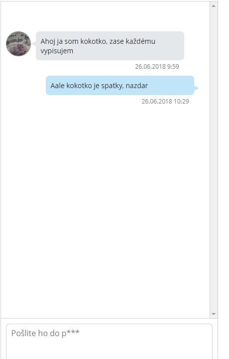 Pekne ze sa priznal
