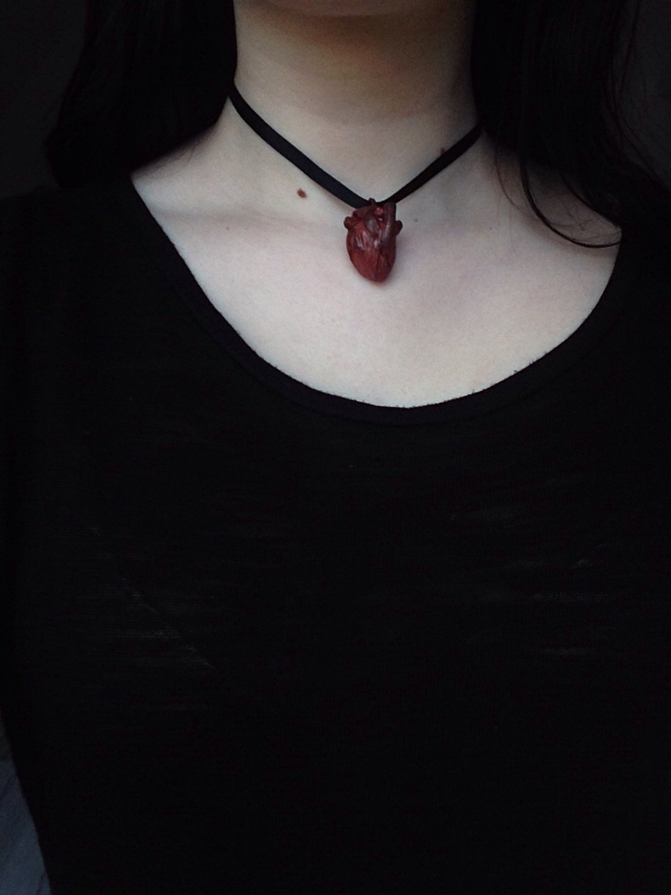 O chviľu tu máme Valentína. A na Valentína sú vraj v móde srdiečka. Tak som si na znak svojej lásky jedno vyrobila.