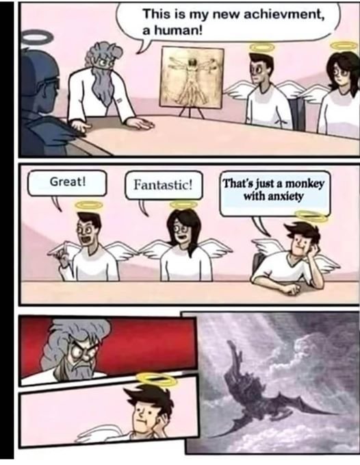 Keď pi*uješ pri tvorbe sveta. 