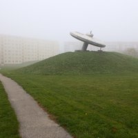 Ufo v rannej hmle