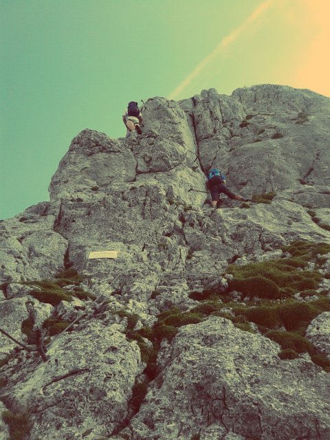 Grosser Donnerkogel 2054 m, ferratovou cestou :)