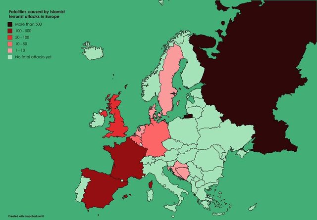 Obete islamistov v Európe