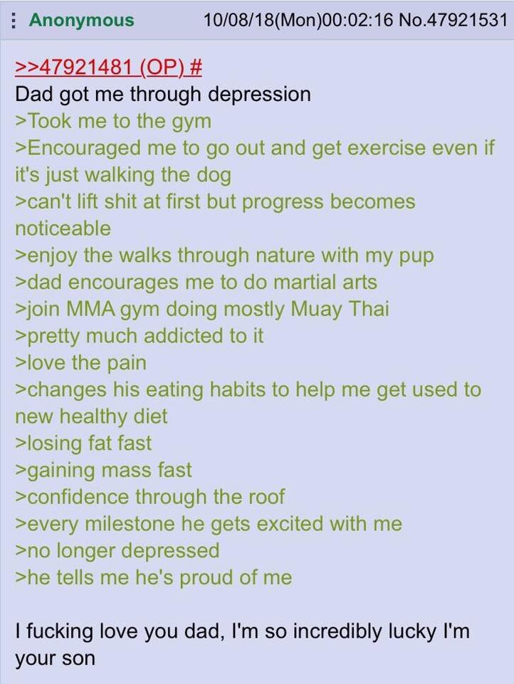 wholesome greentext