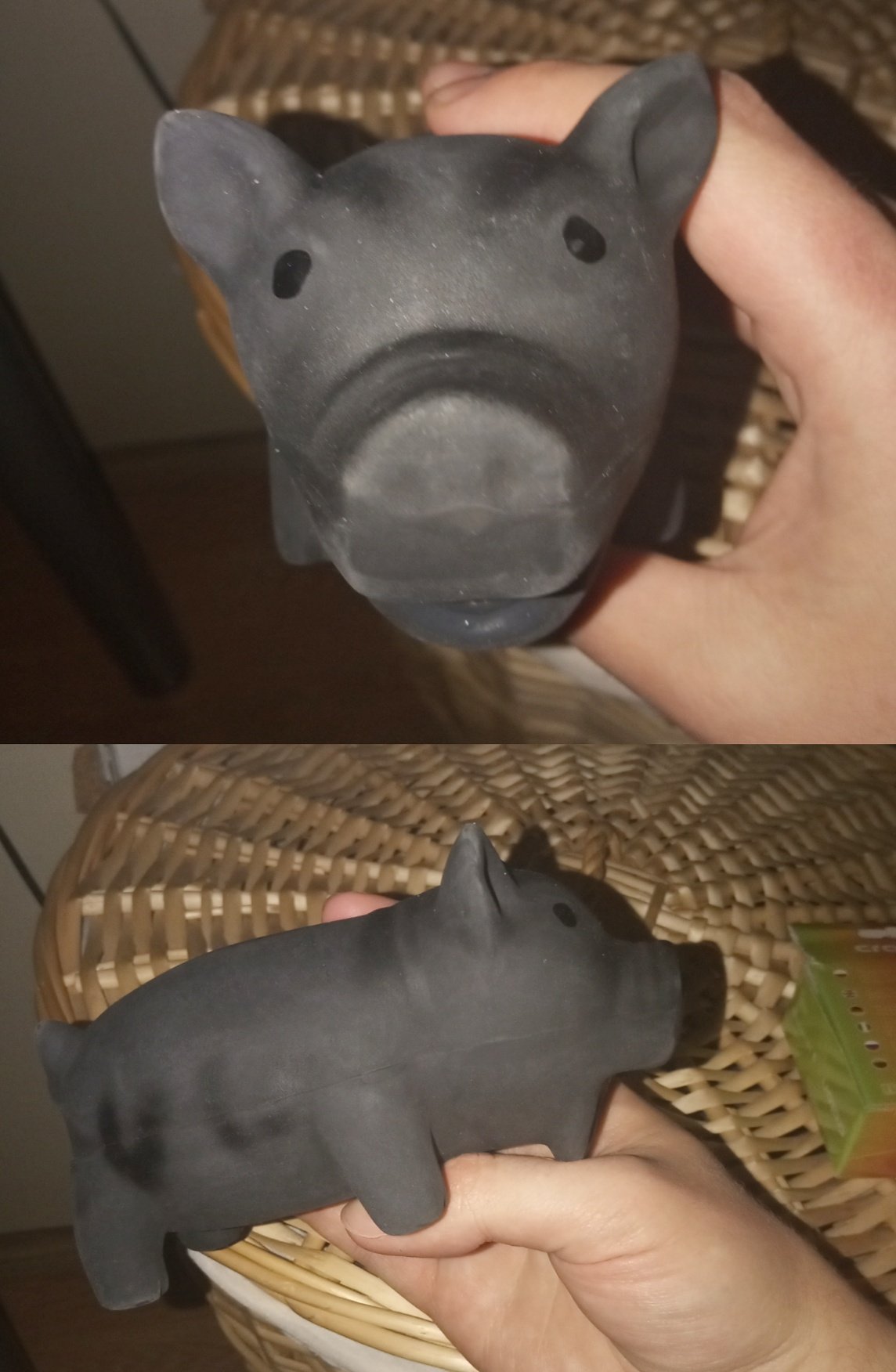 Nové Benyho prasátko ktoré dostane pod stromček :) lebo staré už je po zabíjačke :( v Lidli za 2€ ak by ste chceli aj pre vášho hava :) 