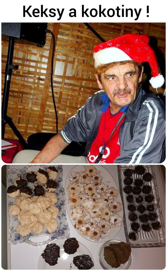Dnes 22hého ! Keď už máme pomaly aj napečené a Vianoce sa nezadržateľne blížia ... Si pripomíname 6 rokov od náhlej smrti nášho majstra Ladislava Meliška a tak som si dovolúvau použiť naše zákusky na jeho počesť :)