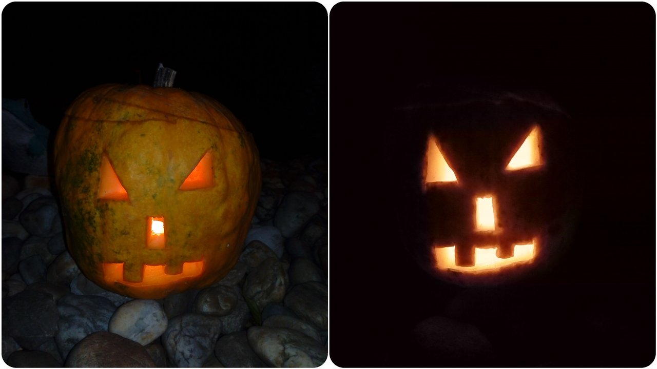 Nejsom ja ten heloviňák ale strašákov mám rád tak som jedného dnes vyrezal :D