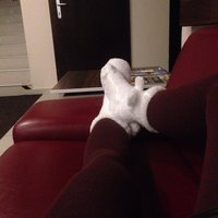 dneska v praci asi takto. hostia uz spia a pracovna obuv lvl tazko pracujuca :D
