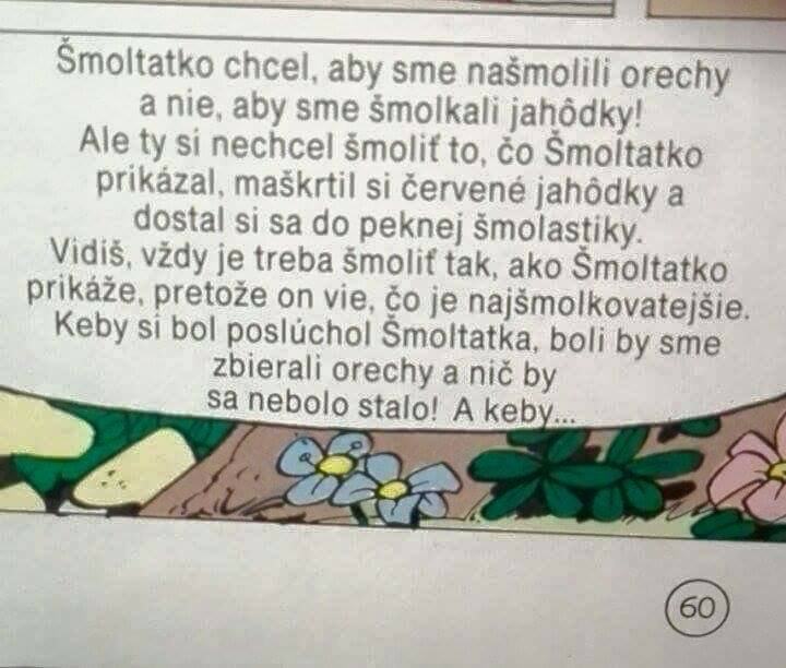 Čierni šmolkovia a iné šmolastiky z detstva