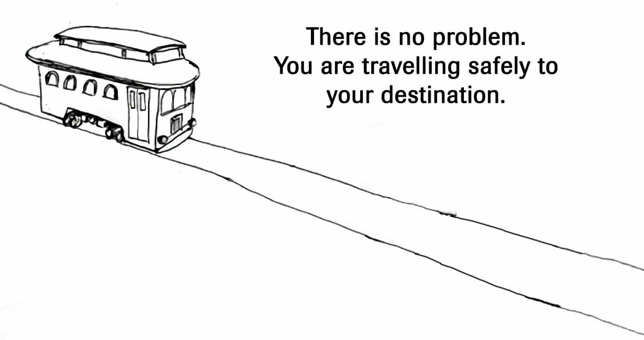 To sa mi ale uľavilo! 
Viac o šalinovej dileme, keby dachto nevedel, o čom sa tu točí: https://cs.wikipedia.org/wiki/Tramvajov%C3%A9_dilema