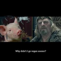 Theoden goes vegan. :D :D