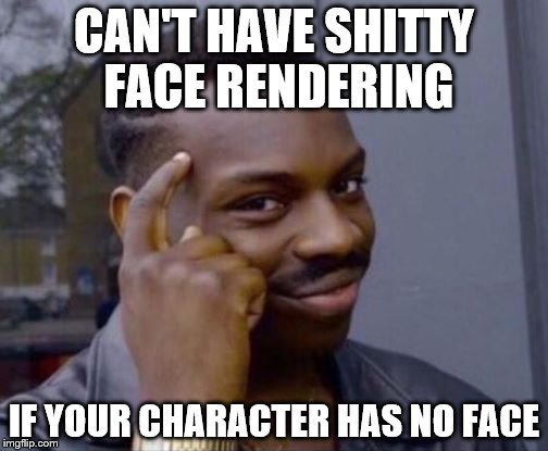 warframe in a nutshell... aj keď v lategame už je  viac humanoidných ksichtov kvôli Operátorovi, ale to by mi pokazilo pointu meme .D