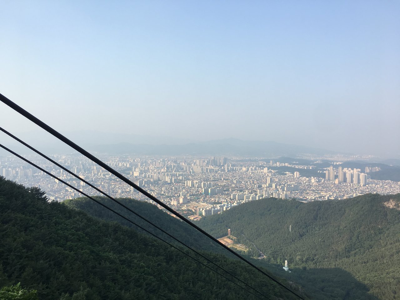 Lanovka nad Daegu