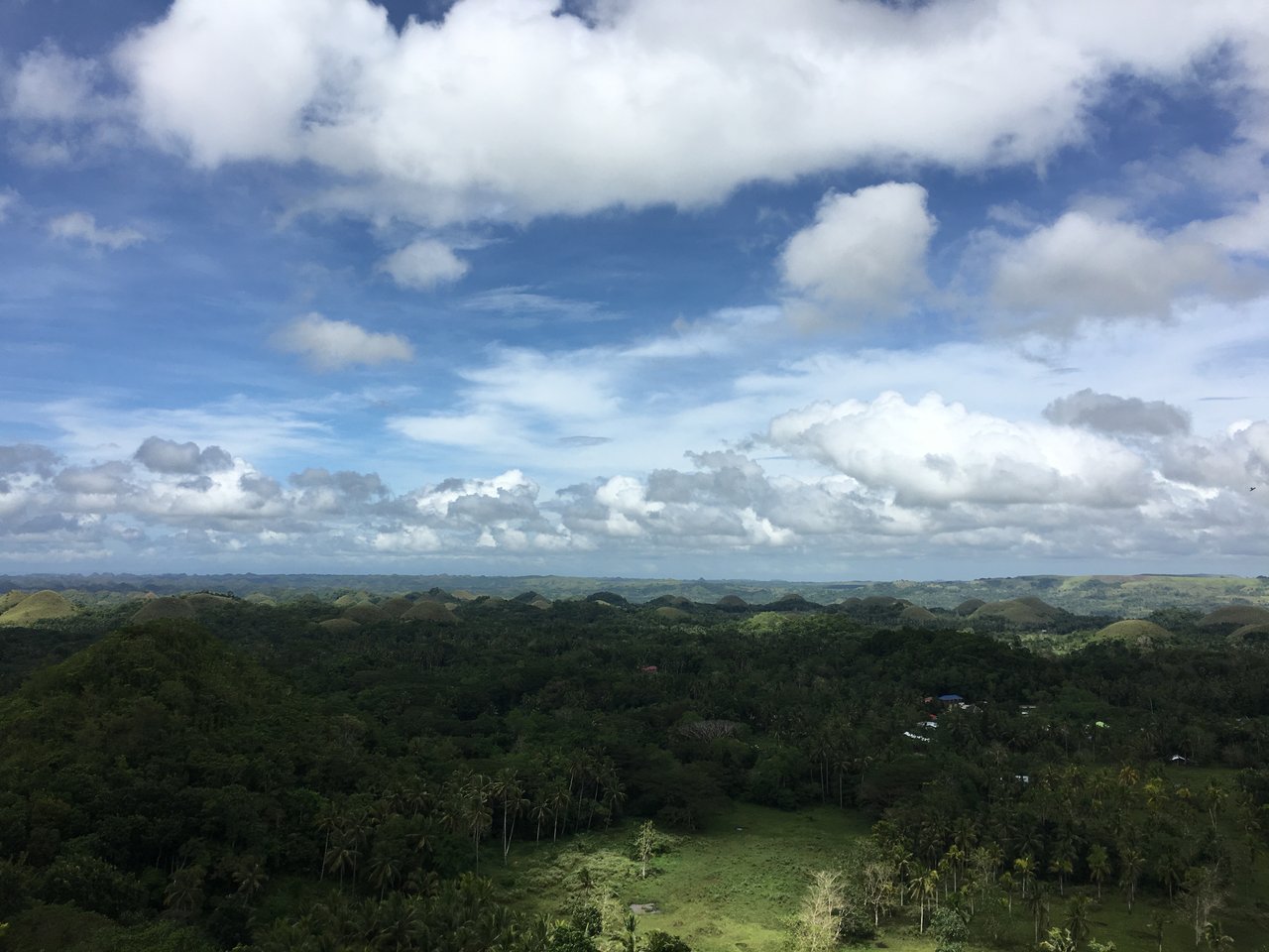 Opat na Chocolate Hills.