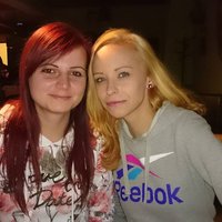 So sestrickou a od vcera uz ako blondinka :D