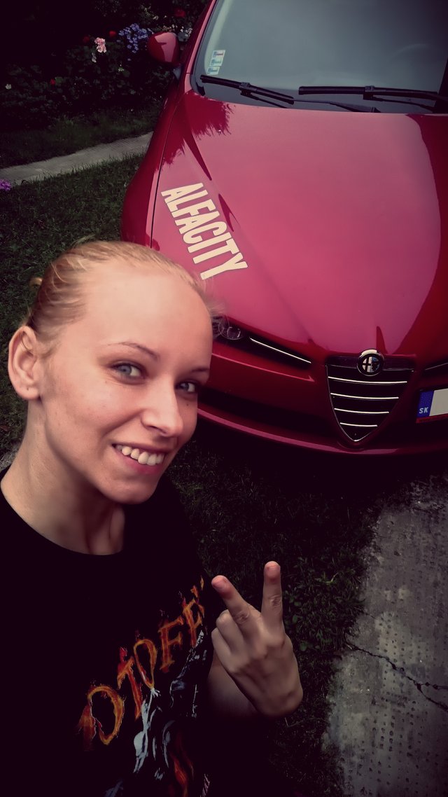 In a relationship with my Alfa Romeo :)