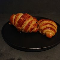 Prvé croissanty :) 