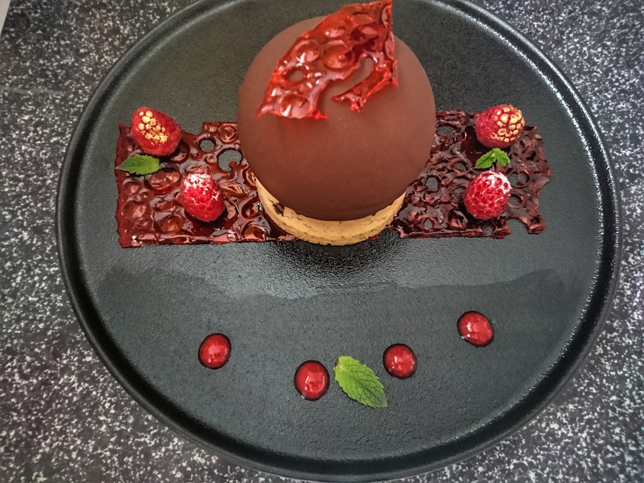 Chocolate ball.