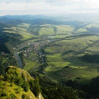 Pohľad z cieľa na cestu.