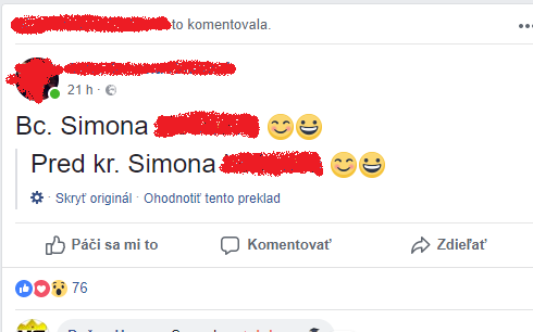 Toto na mňa vypľul FB. Najprv som nechápal, potom som si všimol možnosť 