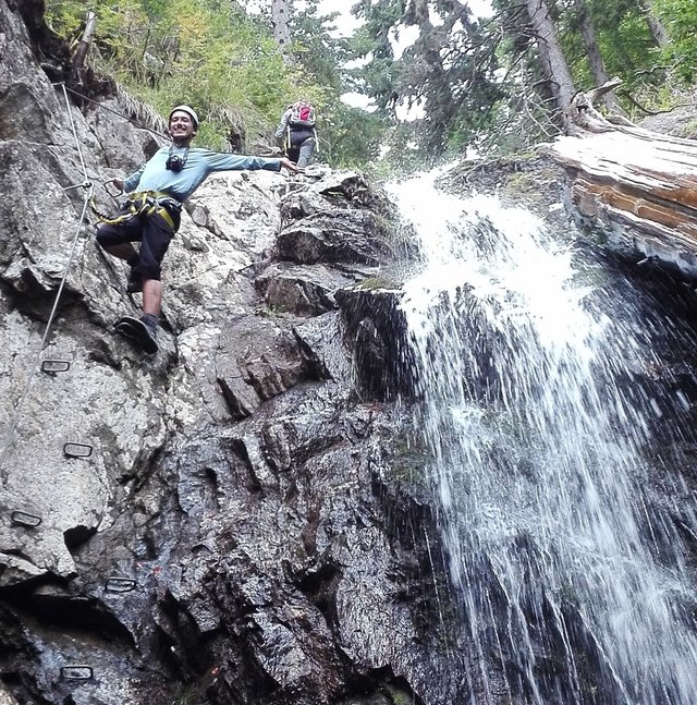 Martinská ferrata - Veľký vodopád