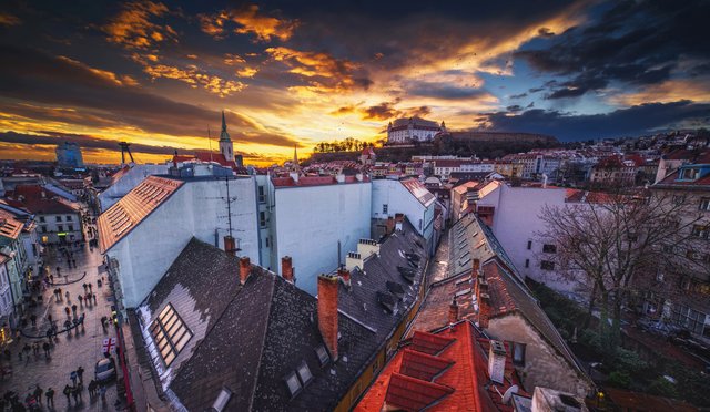 dnes z Michalskej veže