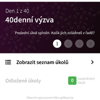 Ľudia poďte si niekto stiahnuť Czech Zero waste appku. Môžme každý deň porovnávať ako sme splnili úlohu a vďaka tomu sa inšpirovať k novým riešeniam. 