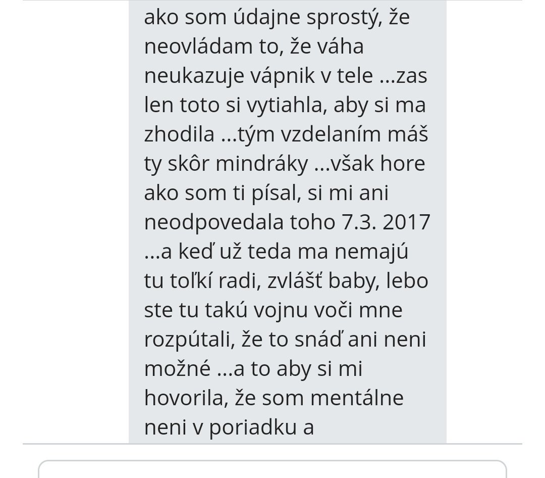 On vam musi este aj v 4spravovej nakladke vytknut, ze ste mu neodpisali...