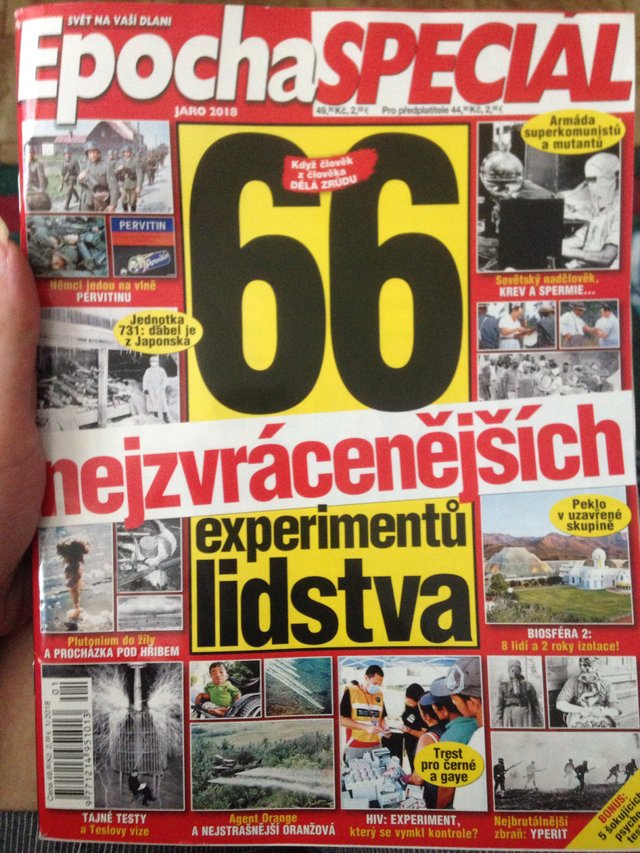 Otec doniesol velezaujimavy časopis znova... Tak ho študujem a som zvedavá koľko z toho budú divne niecoakokonspiracne teórie... 