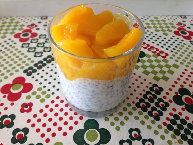 Našla som doma Chia, tak som z nich urobia Chia puding