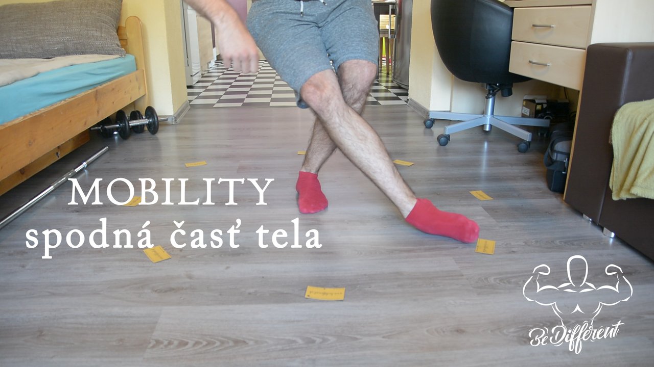 Mobilitné cvičenie pre spodnú časť tela 