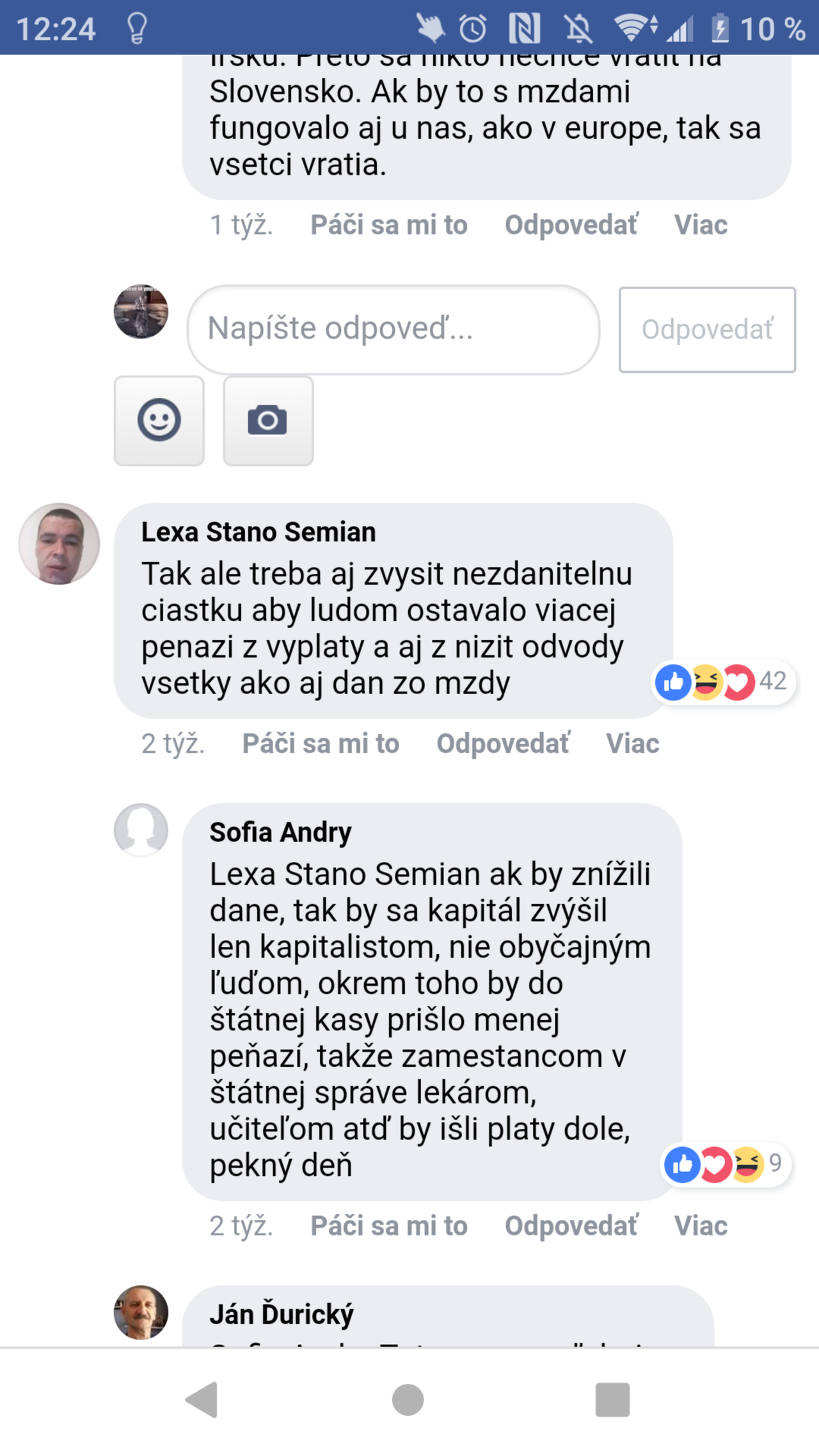 Potom, ze preco to tu vyzera, ako to tu vyzera. Tupcov je tu ako na pohladanie. 