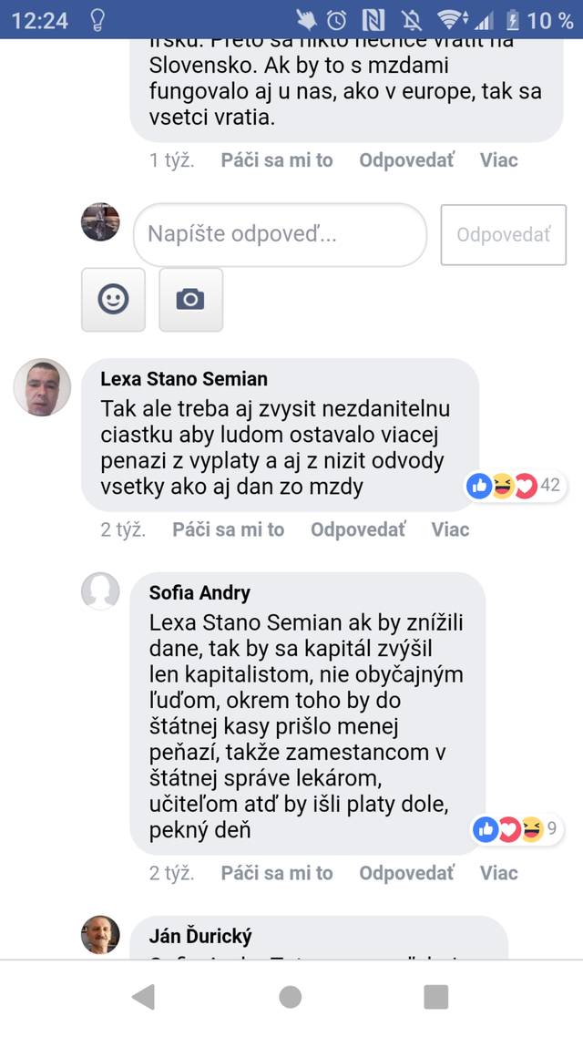 Potom, ze preco to tu vyzera, ako to tu vyzera. Tupcov je tu ako na pohladanie. 